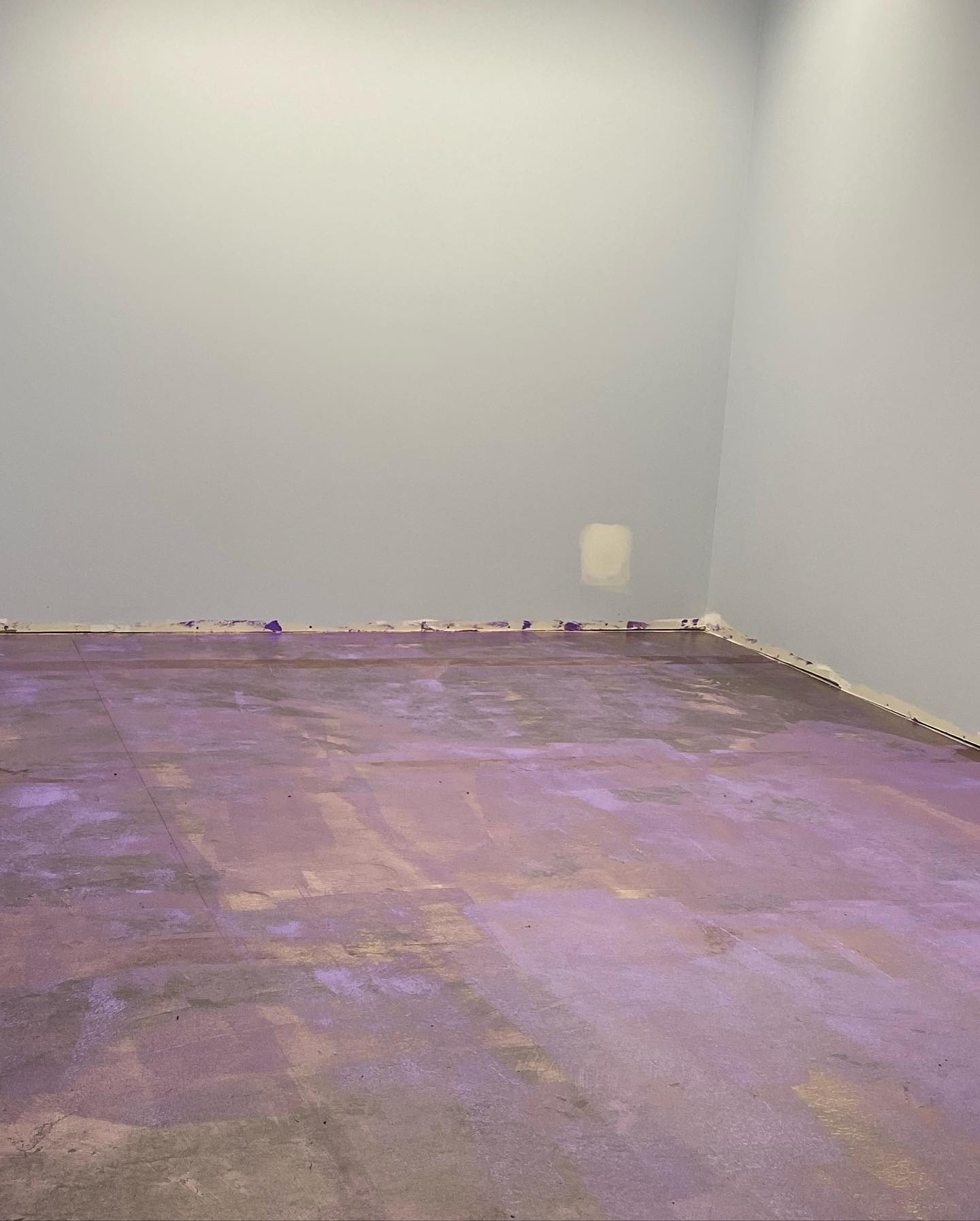 Luxury vinyl plank LVP flooring installation — commercial renovation