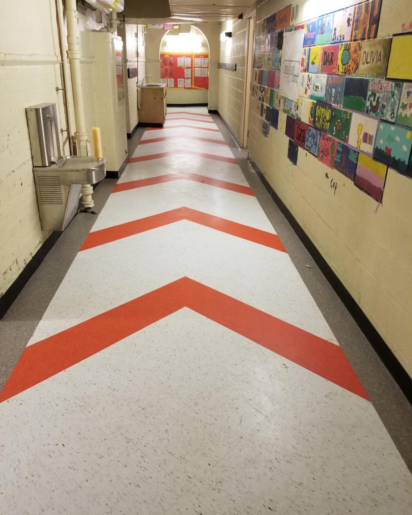 Pro Touch Flooring team installing commercial flooring